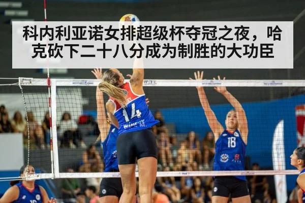 科内利亚诺女排超级杯夺冠之夜,哈克砍下二十八分成为制胜的大功臣